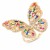 Gold-Plated-With-Multi-Colr-CZ-Butterfly-Adjustable-Rings-Gold Multi-Color
