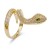 Gold-Plated-Adjustable-Snake-Rings-with-Clear-CZ-Gold