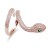 Rose-Gold-Plated-Adjustable-Snake-Rings-with-Clear-CZ-Rose Gold