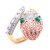 3-Tone-Plated-With-Fine-Cubic-Zirconia-Adjustable-Snake-Rings-3 Tones