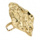 Gold Plated Stainless Steel Adjustable Rings