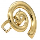 Gold Plated Stainless Steel Adjustable Rings