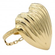 Gold Plated Stainless Steel Adjustable Rings