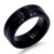 8mm-Black-Tone-Stainless-Steel-Men's-Ring-Black