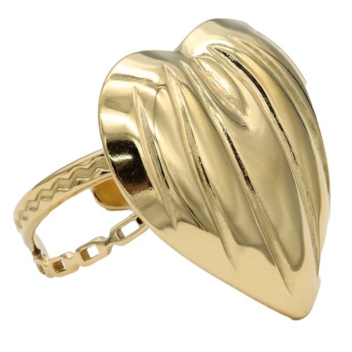 Gold Plated Stainless Steel Adjustable Rings