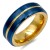 8mm-Gold-Plated-With-Blue-Tone-Stainless-Steel-Men's-Ring-Blue