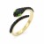 Gold-Plated-Stainless-Steel-With-Jet-Black-CZ-Snake-Rings-Black