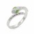 Rhodium-Plated-Stainless-Steel-with-Clear-CZ-Snake-Rings-Rhodium
