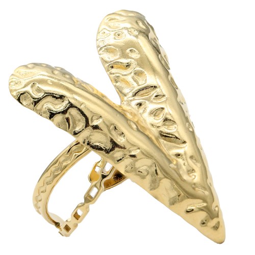 Gold Plated Stainless Steel Adjustable Rings