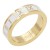 Gold-Plated-Stainless-Steel-White-Color-5MM-Ring-Gold White