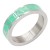 Stainless-Steel-Turquoise-Color-5MM-Ring-Rhodium Turquoise