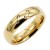 Gold-Plated-Stainless-Steel-With-Clear-CZ-5MM-Rings,-Size-9-Gold