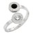 Stainless-Steel-With-Clear-CZ-2.5MM-Rings,-Size-9-Rhodium