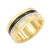 Gold-Plated-Men's-Stainless-Steel-Rings-Gold