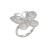 Rhodium-Plated-With-Clear-CZ-Adjustable-Butterfly-Rings-Rhodium
