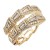 14K-Gold-Plated-With-Clear-CZ-Adjustable-Sneak-Rings-Gold