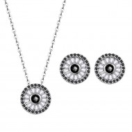 Black Rhodium Plated SET2049-BK Black-Rhodium-Plated-SET2049-BK
