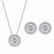 Silver Tone SET2049-SV Silver-Tone-SET2049-SV