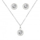 Stainless Steel  Necklace And earrings Sets.