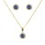 Gold-Plated-Stainless-Steel-Necklace-And-Earrings-Sets.-Gold Blue