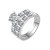 925-Sterling-Silver-Clear-CZ-Wedding-Engagement-Ring-Silver