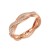 Rose-Gold-Plated-925-Sterling-Silver-CZ-Woven-Statement-Ring-Rose Gold