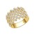 925-Sterling-Silver-Cross-Design-with-Clear-Cubic-Zirconia-Stones-Wide-Wedding-Band-Ring-for-Women-Gold