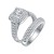 925-Sterling-Silver-with-Princess-Cut-AAA-CZ-Stones-Bridal-Ring-2-Pieces-Sets-for-Women-Rhodium
