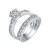 925-Sterling-Silver-with-Round-AAA-CZ-Bridal-Ring-2-Pieces-Sets-for-Women-Rhodium