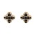 Gold-Plated-with-Black-Cubic-Zirconia-Earrings-Gold