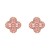 Rose-Gold-Plated-with-Pink-Cubic-Zirconia-Earrings-Rose Gold