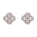 Gold Plated with Multi Cubic Zirconia Earrings