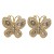 Gold-Plated-With-CZ-Fish-Hook-Butterfly-Earrings-Gold