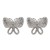 Rhodium-Plated-With-CZ-Fish-Hook-Butterfly-Earrings-Rhodium