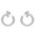 Rhodium-Plated-with-Clear--Cubic-Zirconia-Earrings-Rhodium