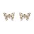 Gold-Plated-With-Clear-CZ-Butterfly-Earirngs-Gold