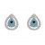 Rhodium-Color-With-Clear-CZ-Evil-Eye-Earrings-Rhodium