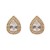 Gold-Plated-With-Clear-CZ-Tear-Drop-Earrings-Gold