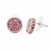 Rhodium-Plated-Pink-Crystal-Earring-Rhodium Pink