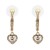 Gold-Plated-With-Gold-Clear-Crystal-Hoop-Earrings-Gold Clear