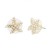Gold-Plated-Pearl-Starfish-Earring-Gold Pearl