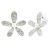 Rhodium-Plated-With-Clear-Crystal-Earrings-Rhodium Clear