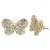 Gold-Plated-With-Clear-Crystal-Butterfly-Earrings-Gold Clear