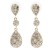 Gold-Plated-With-Clear-Crystal-Earrings-Gold Clear