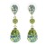 Gold-Plated-With-Green-Color-Crystal-Earrings-Gold Green