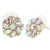 Gold-Plated-With-AB-Crystal-Flower-Stud-Earrings-Gold AB