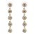 Gold-Plated-With-Clear-Crystal-Earrings-Gold Clear