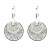 Rhodium-Plated-With-Clear-Crystal-Double-Disc-Earrings-Rhodium Clear