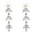 Gold-Plated-With-Clear-Crystal-Drop-Earrings-Gold Clear