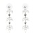 Rhodium-Plated-With-Clear-Crystal-Drop-Earrings-Rhodium Clear